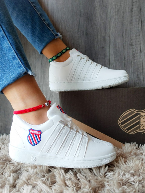 K swiss top blanco