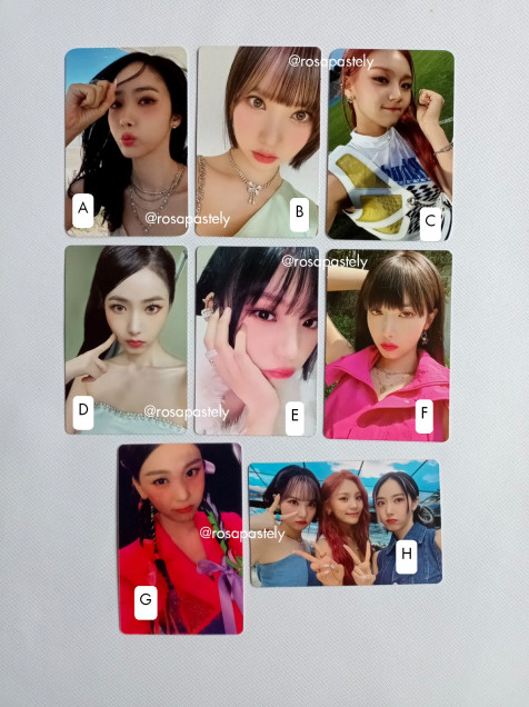 VIVIZ Photocard SUMMER VIBE BEAM OF PRISM Rosapastely LolaPay