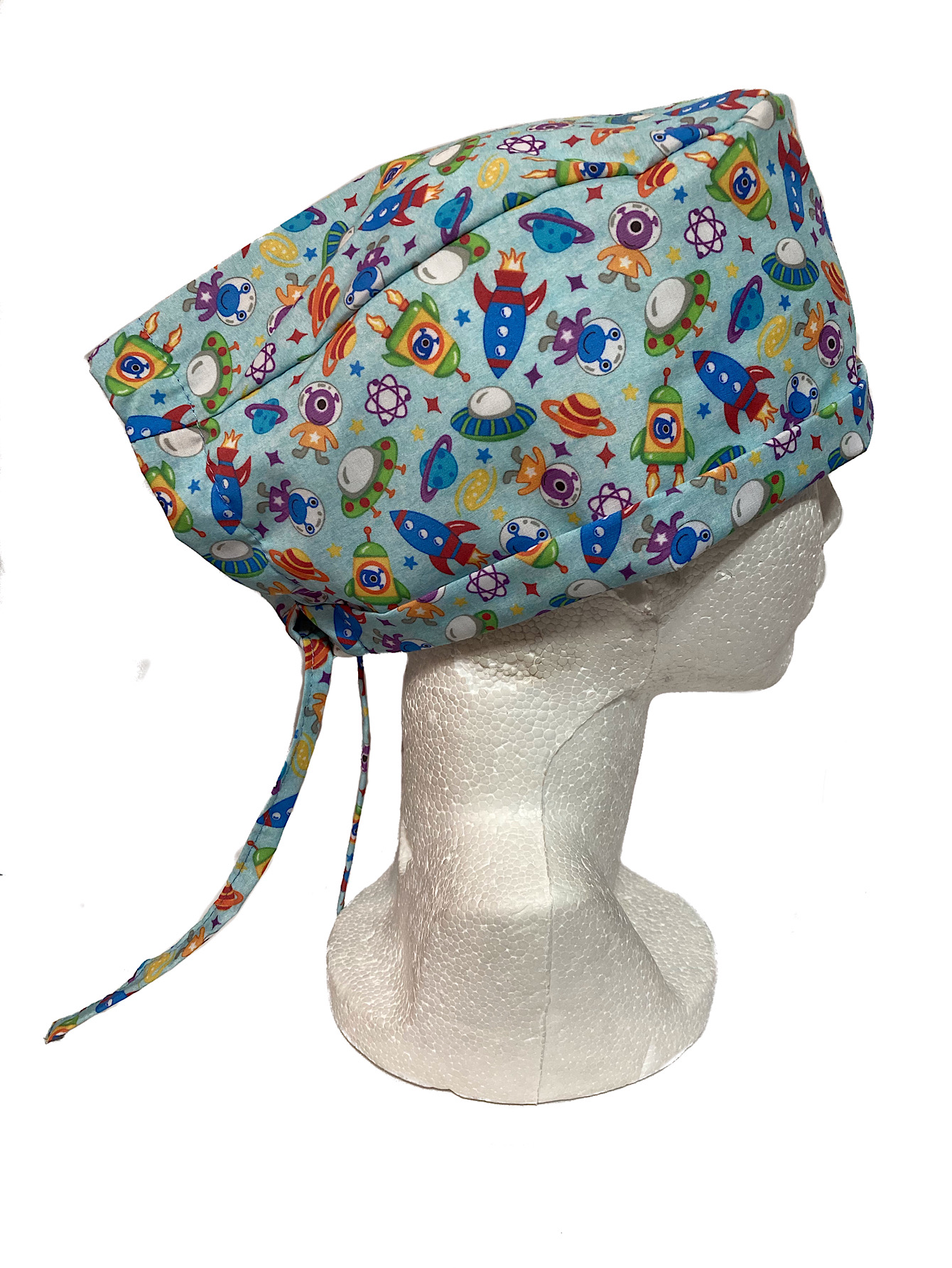 Gorro Medico Quirurgico Quirofano Estampado Naves Espaciales Hemieliouniformes Lolapay