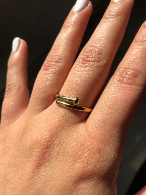 Anillo estilo cartier sales