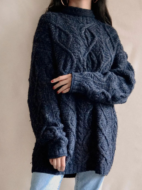 Sueter discount azul marino