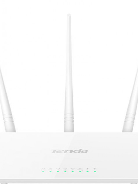 Router Tenda F3 Omnidireccional 3 Antenas 4 Puertos Color Blanco