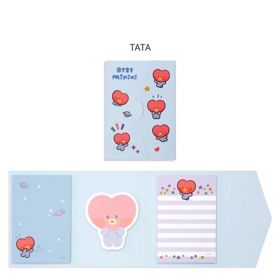 Memo pad con post its Monopoly BT21 mini originales importados Corea