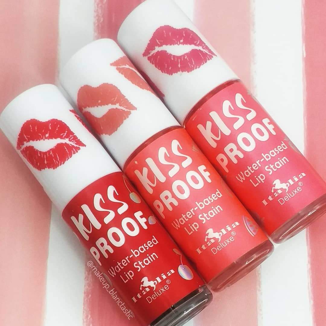 Tintas para labios Kiss Proof de Italia Deluxe MakeupBlanctastic