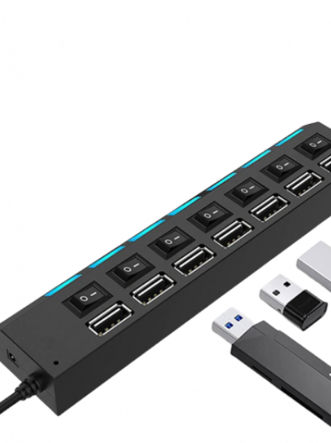 Multipuerto USB HUB X7 NP-L151- Blanco - Multipuertos USB, Periféricos  Informática Pacifico Shop
