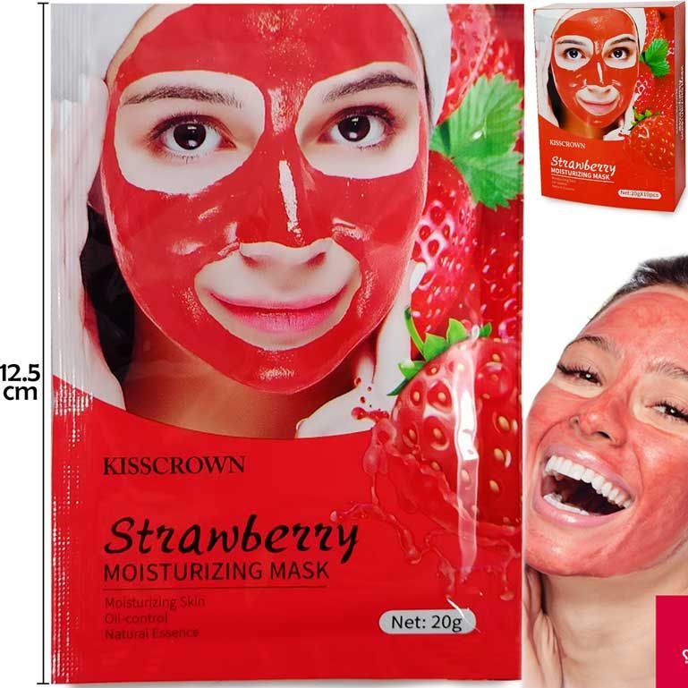 Mascarilla Facial Kisscrown Con Estracto De Frutas Hidratante