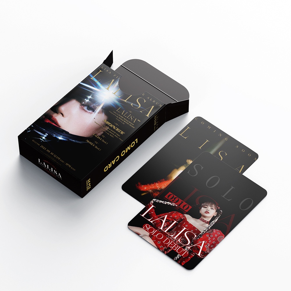 Lomo Cards fanmade 54 a 55 PCs Blackpink / Album a elegir KMart LolaPay