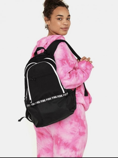 Mochila pink negra new arrivals