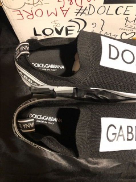 Tenis dolce cheap gabbana slip on