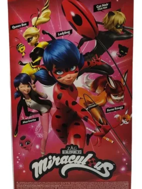 Miraculous Lady Bug O Marinette Muñeca 14 Cm Original Bandai