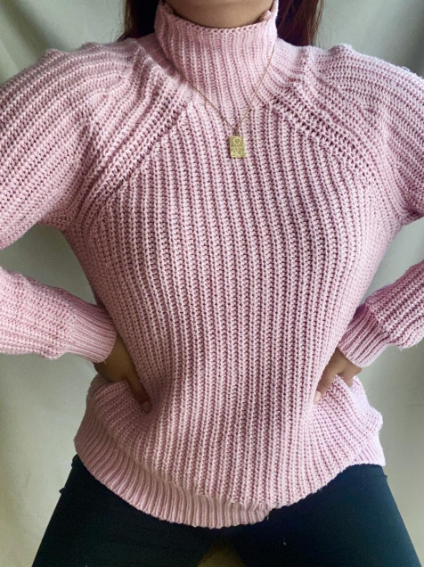 Sueter discount rosa pastel