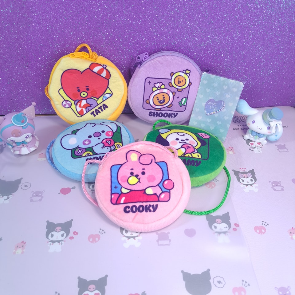 BTS MONEDERO BT21 CANDY JELLY REDONDO LolaPay