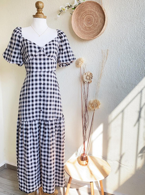 Vestidos de chiffon sin tirantes con escote en corazón Spa main image 0