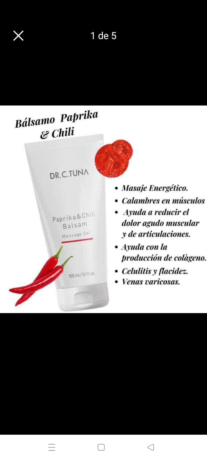 Gel paprika y chili Farmasi InditexbyIvi LolaPay