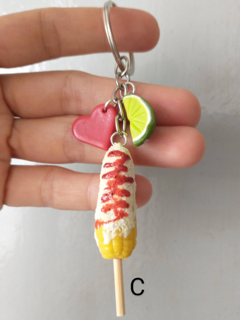 Llavero elote estilo a elegir - Miniaturaskenny - LolaPay