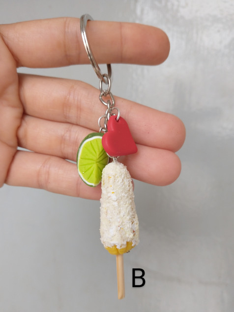 Llavero elote estilo a elegir - Miniaturaskenny - LolaPay